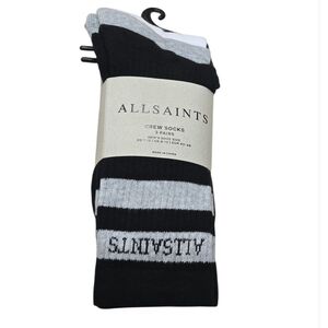 All Saints Crew Socks 3 Pair